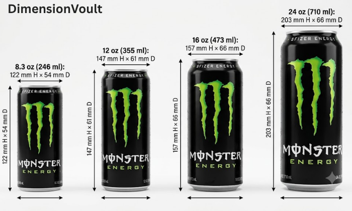 Monster Can Size
